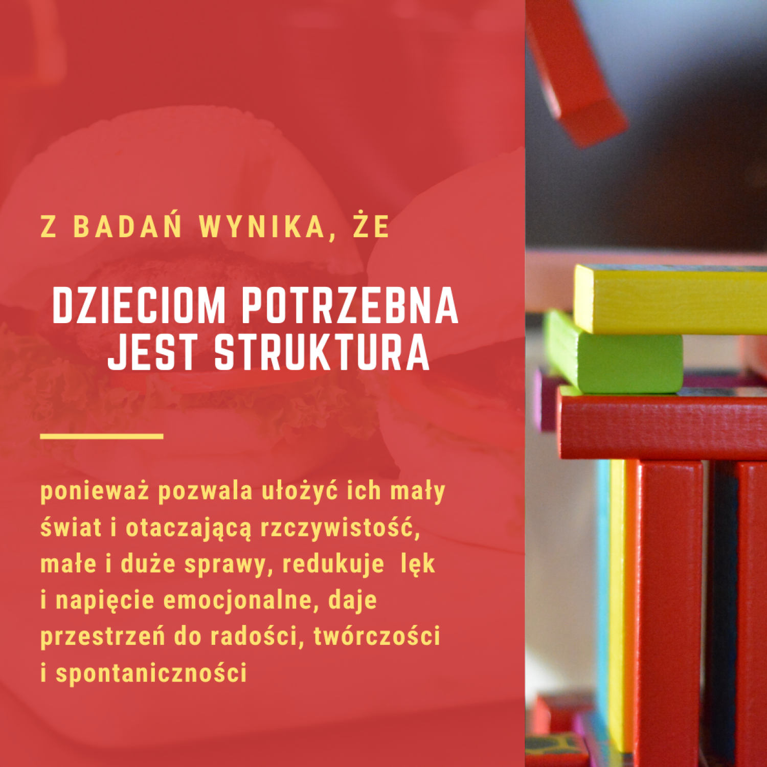 dzieciom potrzebna jest struktura