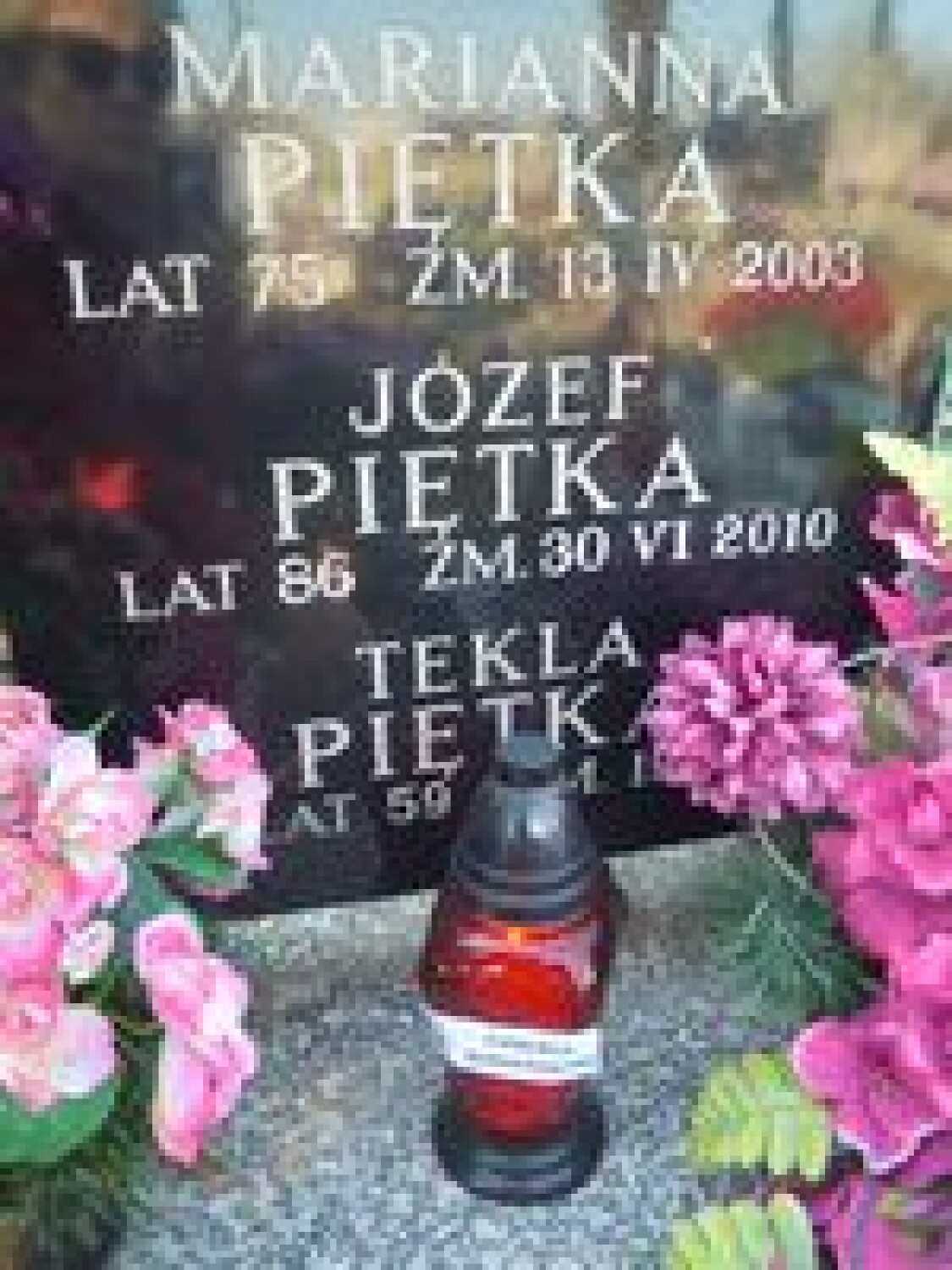 Józef Piętka pomnik